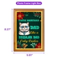 thumbnail image 5 of Exotic Shorthair Dad Like a Regular Dad Only Cooler Happy Father's Day Acrylic Plaque with Wood Photo Frame Box Cat Lover Kitten Owner Gifts Light Box - 02007, 5 of 5