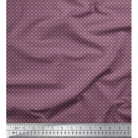 Soimoi Cotton Jersey Fabric Geometric Shirting Print Fabric by The Yard 58 Inch Wide