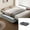 Gray, variant on Cadancy Under Bed Storage Containers with Clear Top Reinforced Handles Fabric Clothes organizer Bags for Comforters Blankets and Bedding Breathable Foldable Box