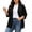 Black, variant on Women's Plus Size 2026 Summer Lightweight Open Front 3/4 Sleeve Knit Cardigan Jacket with Deep Side Pockets, Resists Stretching Keeps Shape Casual Layer for Weddings Brunches Date Nights Black