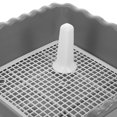 thumbnail image 3 of Phenofice Dog Pad Holder Indoor Potty Tray Plastic Grey 1 Set For Medium Sized Dogs, 3 of 8