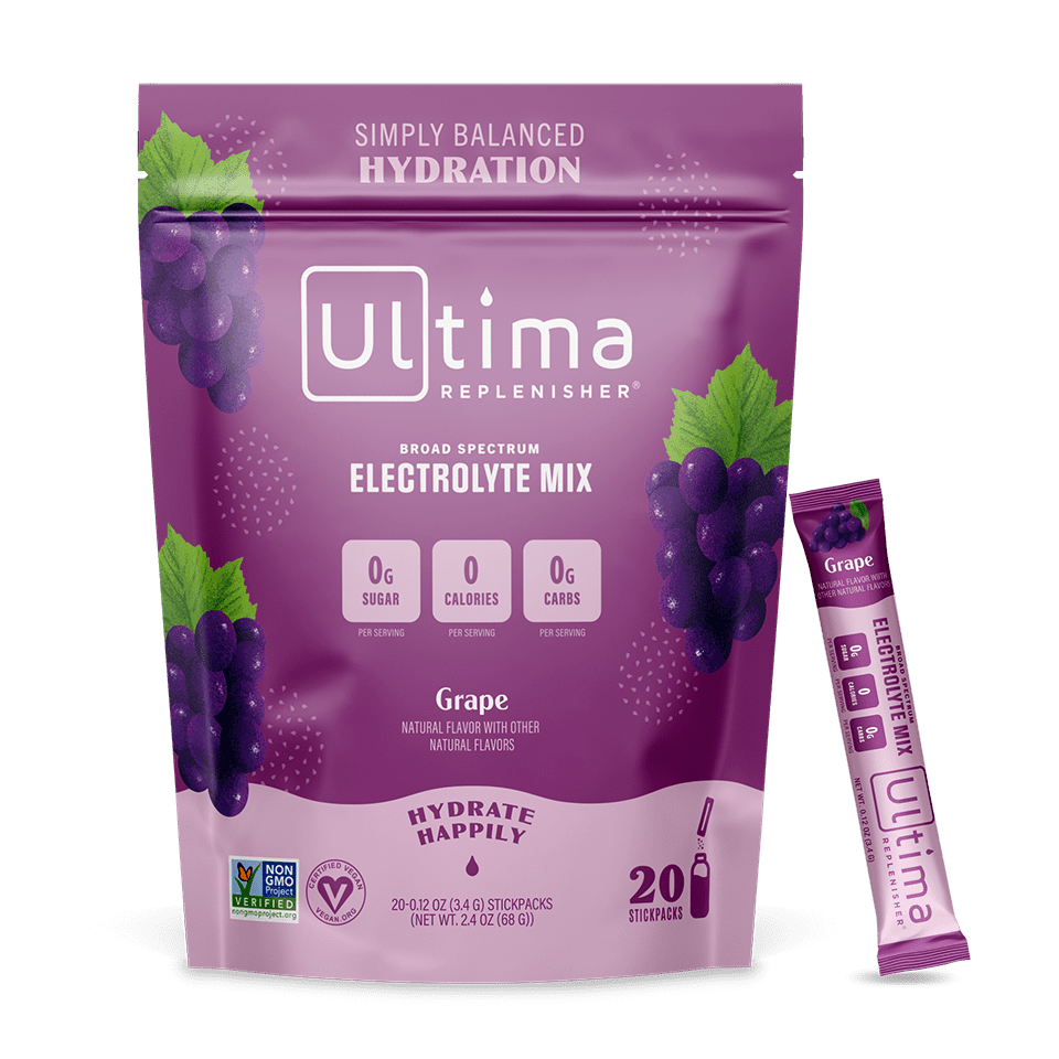Ultima Replenisher Hydration Electrolyte Packets Keto & Sugar Free