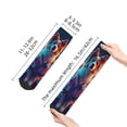 thumbnail image 4 of Pofeuu Starry Sky White Cloud Puppy Print 30cm Socks, Adult Running Hiking Socks for Youth and Adult, 4 of 7