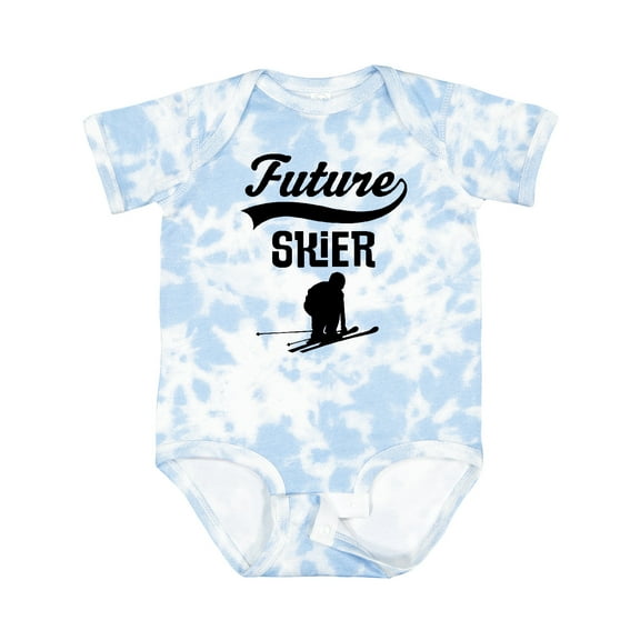 Inktastic Skiing Future Skier Boys or Girls Baby Bodysuit