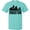 Scuba Blue, variant on Inktastic Houston Skyline Grunge T-Shirt