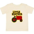 thumbnail image 3 of Inktastic Red Tractor Little Brother Boys Baby T-Shirt, 3 of 5