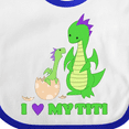 thumbnail image 4 of Inktastic I Love My Titi Boys or Girls Baby Bib, 4 of 4