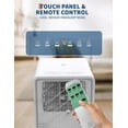 thumbnail image 2 of 12000 BTU Portable Air Conditioner, 3-in-1 Portable AC for Small Room 190-250 Sq.Ft, Drainage-Free, Dehumidifier, Fan, Remote, Timer, Window Kit – Ideal Portable Air Conditioners Solution, 2 of 7