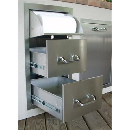 Rcs Grills Rthc1 Brand Stainless Steel Drawer And Paper Towel Rcs Grills Rthc1 Brand Stainless Steel Drawer And Paper Towel Unit For Outdoor Kitchens
