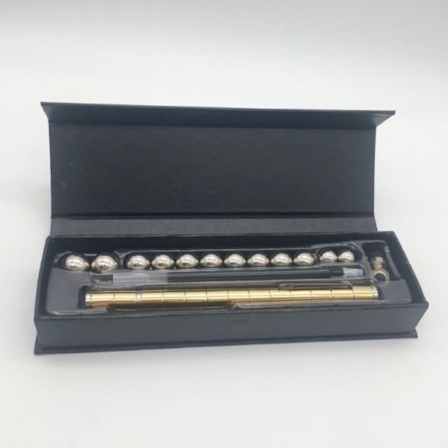 Bolígrafo multifuncional, bolígrafo magnético de escritura táctil, bolígrafo para adultos, familia, , regalos de vacaciones Dorado CUTICAL Bolígrafo multifuncional