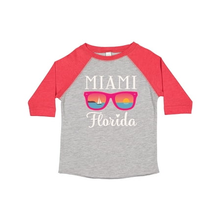 

Inktastic Miami Florida Vacation Beach Trip Gift Toddler Toddler Girl T-Shirt