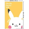 thumbnail image 2 of Pokémon - Pikachu Electric Type Wall Poster, 22.375" x 34", 2 of 4
