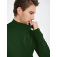 thumbnail image 2 of SSLR Turtleneck Thermal Shirts for Men Long Sleeve Shirts Fleece Lined Tops Mock Neck Base Layer, 2 of 7