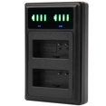 thumbnail image 4 of Dual Interface Camera Battery Charger, Dual Dock Camera Battery Charger, Portable Safe Durable for Camera BLN-1 Battery, 4 of 7