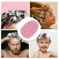 thumbnail image 6 of Unique Bargains 1 Pc Anti-slip Hair Shampoo Brush for Head Massage 3.94"x2.83"x2.83" Pink, 6 of 6