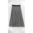 thumbnail image 1 of Marella Womens Two Tone Pleated Skirt blkwht 8, 1 of 2