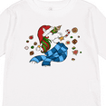 thumbnail image 4 of Inktastic Cute Christmas Unicorn with Cookies Boys or Girls Long Sleeve Toddler T-Shirt, 4 of 5