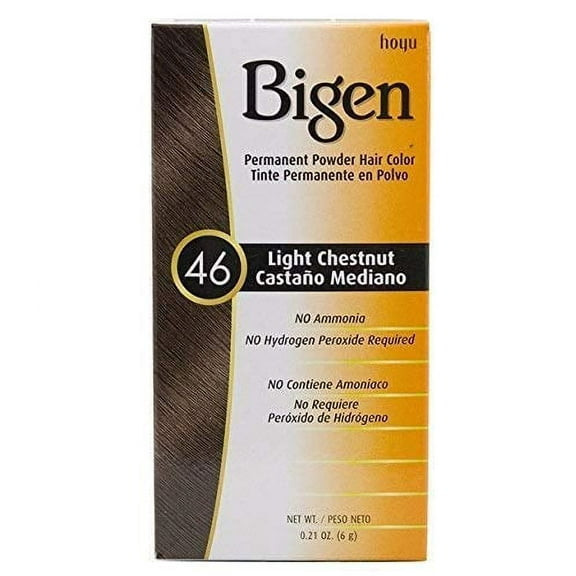 Bigen Permanent Powder Hair Color - 46 Light Chestnut