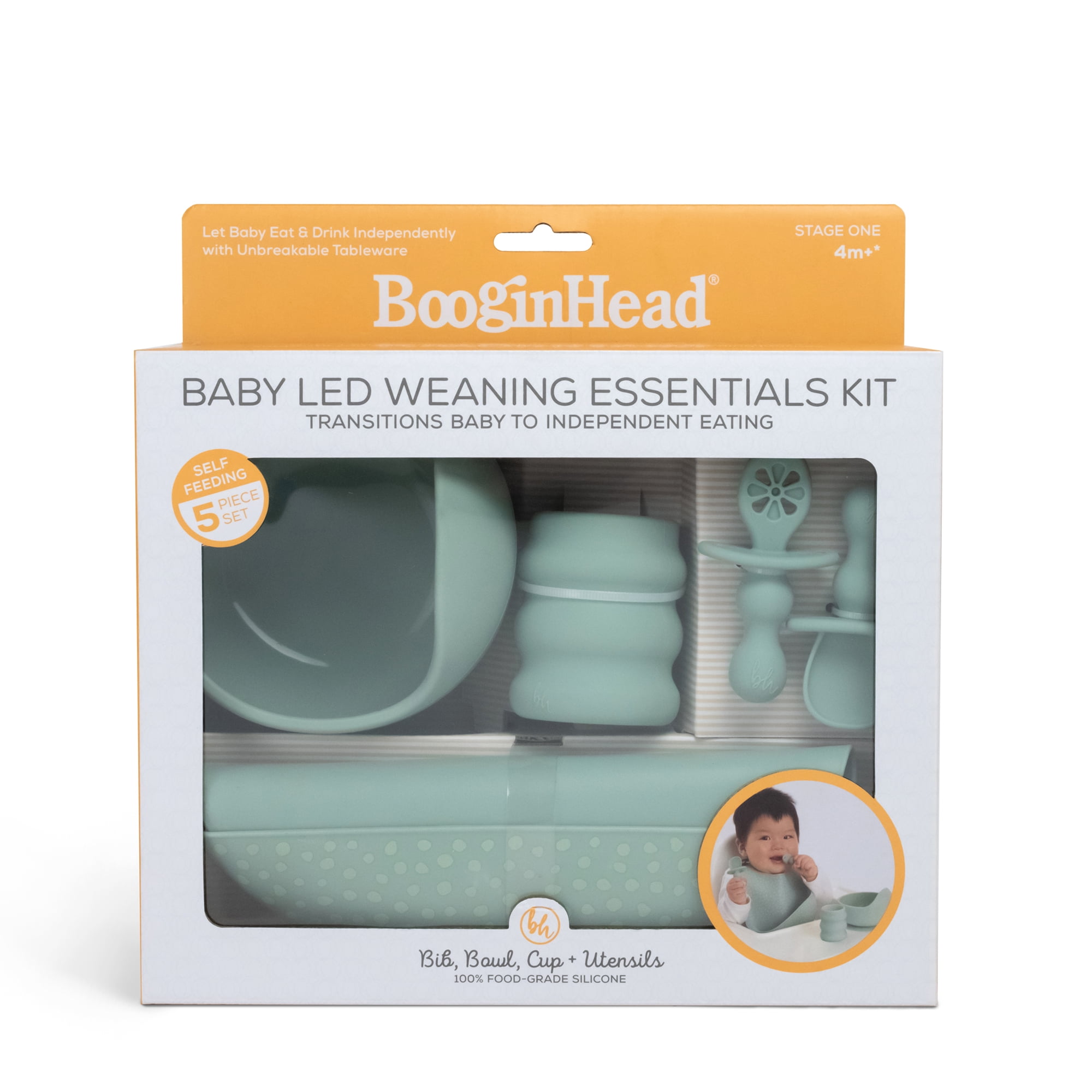 BooginHead 5-Piece Baby-Led Weaning Silicone First Foods