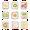Toasts Pattern, variant on Yayeee Double Oven Mitt Kitchen Heat Resistant Baking 35" x7" Quilted Glove, Black and Blue Cat