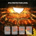 thumbnail image 3 of SolarEra 4 Pack Outdoor Solar Fence Lights, Waterproof Solar Deck Lights Wall Mount LED Hemispherical Shape Lights for Garden Yard Post Steps Stair Outdoor Christmas Decorations, Cold White, 3 of 8