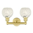 thumbnail image 3 of Innovations Lighting - White Mouchette - 2 Light Bath Vanity In Modern, 3 of 7
