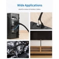thumbnail image 7 of LazySpin 10ft Cord Protector Wire Loom Tubing Cable Sleeve, Black, 7 of 7