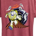 thumbnail image 3 of Toy Story - Buzz Lightyear Halloween Graphic - Women's Short Sleeve Graphic T-Shirt, 3 of 5