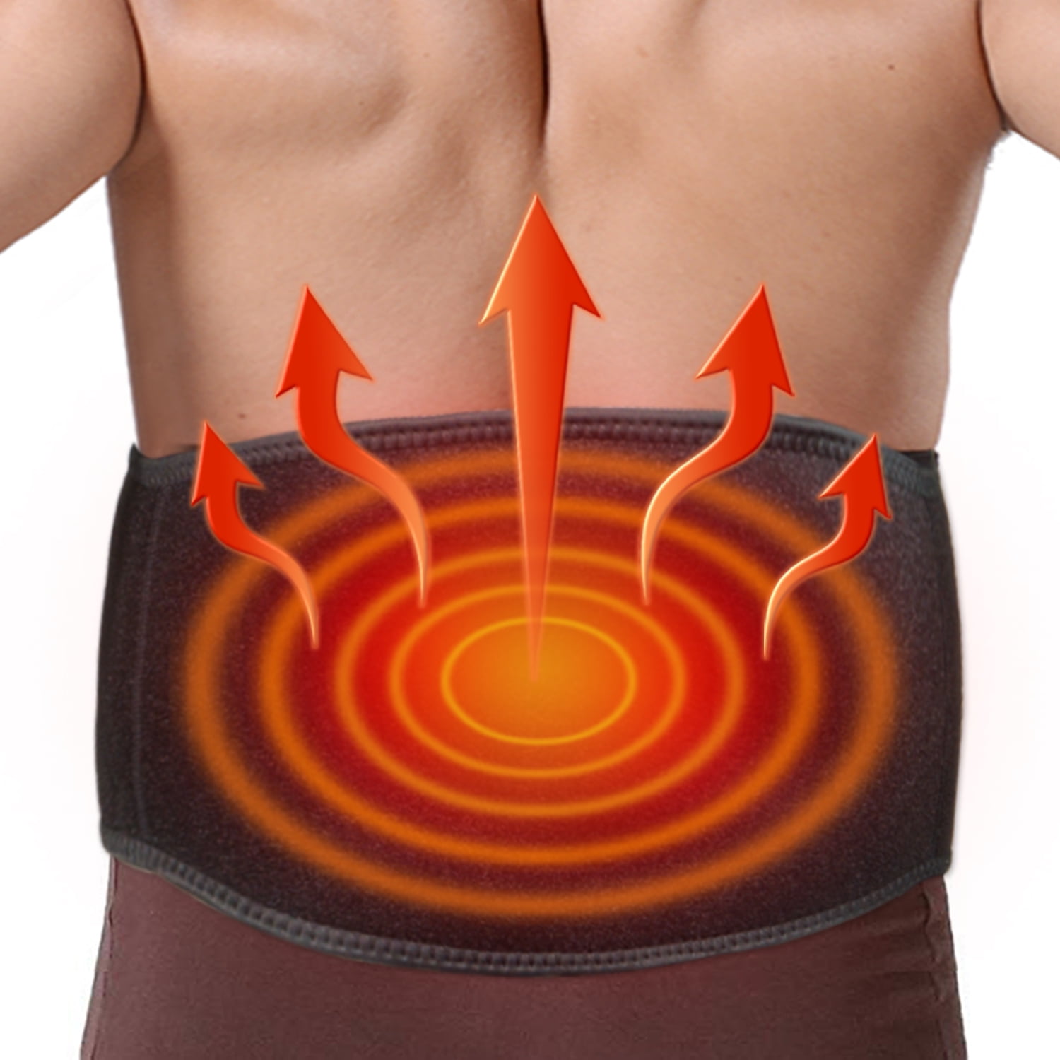 ARRIS Heating Waist Belt Heated Pad Hot Therapy for Lower Back w/ 7.4v ...