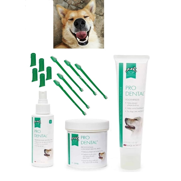 13 Piece Complete Pet Dental Health Kit Dog Cat Ferret Small Animal Oral Hygiene (1 Kit)