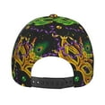 thumbnail image 6 of Daiia Mardi Gras Surface print Baseball Cap Men Women Golf Dad Hat Adjustable Original Classic Low Profile Hat Unconstructed Plain Cap, 6 of 9