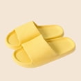 thumbnail image 3 of Xucatan Women's EVA Pillow Slides, Thick Sole Soft Cushion Slippers with Quilted Footbed, Open Toe Comfortable House Sandals, Versatile Indoor Casual Footwear Gift, 3 of 6