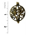 thumbnail image 4 of Royal Designs 24 Inch Adjustable Ceiling Fan Pull Chain Extension with Owl on Tree Ornament, Antique Brass, 4 of 6