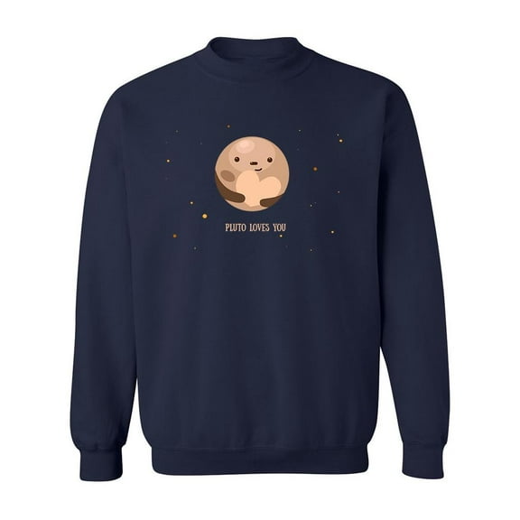 Pluto Loves You Sweatshirt Men -Image by Shutterstock, Male XX-Large