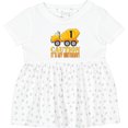 thumbnail image 3 of Inktastic 1st Birthday Construction Truck Cement Mixer Girls Baby Dress, 3 of 5