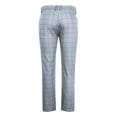 thumbnail image 6 of RYDCOT Men's Fashion Stretch Dress Pants Slim Fit Plaid Skinny Long Pants Casual Business Golf Dress Pants Suit Pants Gray, 6 of 6