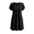 thumbnail image 6 of BUIGTTKLOP Swimsuit Coverup for Women 2026 Petal Short Sleeve Bathing Suit Cover Ups Summer T Shirt Dress Flowy Sundresses, 6 of 6