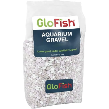 Image showcasing Aqua Culture Aquarium Gravel, White, 5 lb - Walmart.com