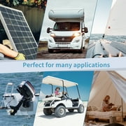 KEPWORTH 12.8V 300Ah LiFePO4 Battery, Rechargeable Lithium Batteries, 4000+ Deep Cycles, Grade A Lithium Iron Phosphate Cells, for Golf carts, Trolling Motor, Boat, Rv, Solar, Off-Grid