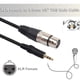 thumbnail image 1 of Cable De Audio XLR 3 pines hembra a 3,5 mm TRS macho Cable de audio Cable de micrófono para teléfono, 1 of 6