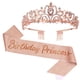 thumbnail image 1 of Kit de tiara y banda de cristal, coronas de cumpleaños para mujer, conjunto de decoraciones de cumpleaños, diadema con diamantes de imitación, 1 of 6