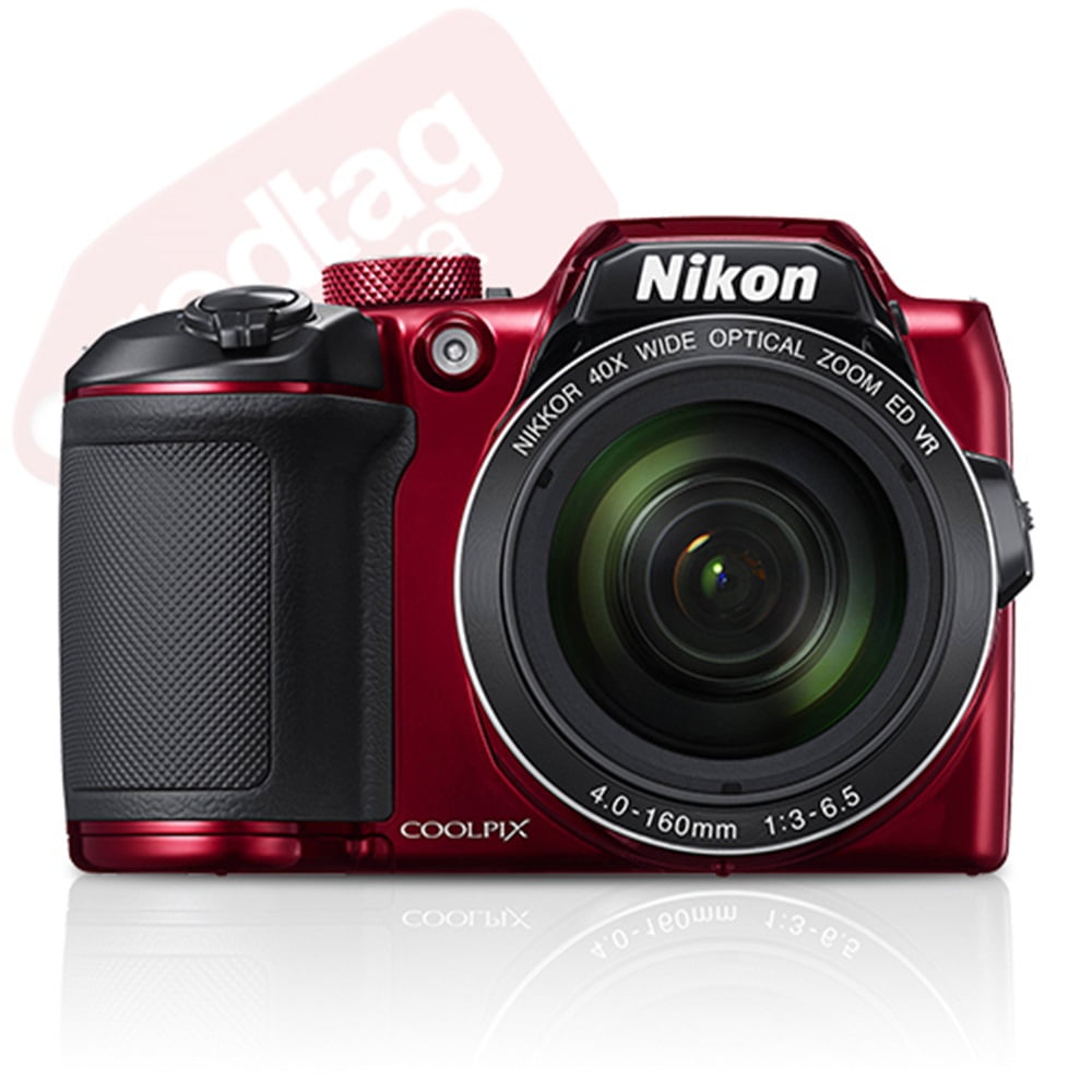 Nikon Coolpix B500 16MP Digital Camera 40x Optical Zoom Red Full