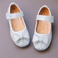 thumbnail image 4 of breaise Sparkle Shoes Ballet Flats for Girls PU Leather Princess Party Shoes Cute Wedding Flower Girl, 4 of 8