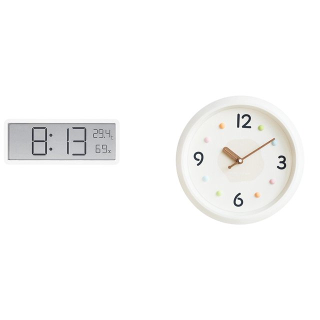 Reloj de pared digital,Reloj de pared digital multifuncional para oficina,Reloj de escritorio de pantalla grande y sencillo,Reloj de pared,Reloj de pared decorativo,moderno y elegante.