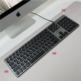 thumbnail image 4 of Macally BLSLIMKEYPROSG, Backlit USB Wired Keyboard for Mac, 4 of 7