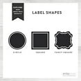 thumbnail image 2 of Gold Chic Thank You Circle Favor Labels, 40-Pack, 2 of 3