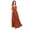 Brick Red, variant on IBTOM CASTLE Women Transformer Evening Dress Maxi Cocktail Wrap Convertible Multi Way Floor Long Formal Gown L Navy Blue