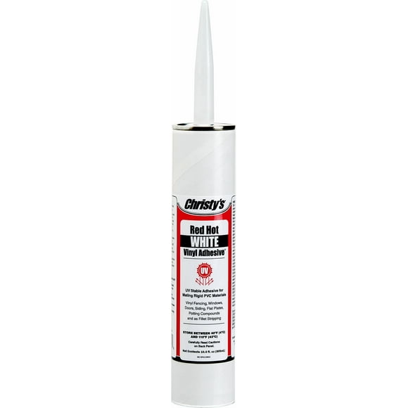 Tubo adhesivo Christy's Red Hot Vinyl para calafatear de 300 ml