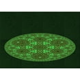 thumbnail image 1 of Ahgly Company Machine Washable Indoor Rectangle Transitional Night Black Area Rugs, 4' x 6', 1 of 7