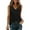 Black, variant on Rutainlusire Tank Top for Women Under $5 Summer Women Solid Color Round Neck Sleeveless Casual Tee Tank
